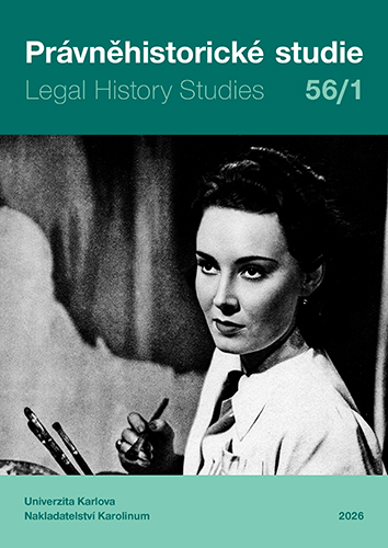 PRÁVNĚHISTORICKÉ STUDIE